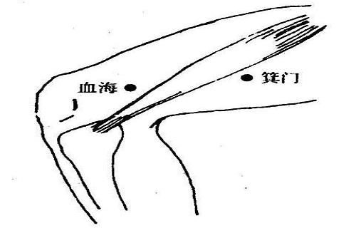 人体血海位置图片图片