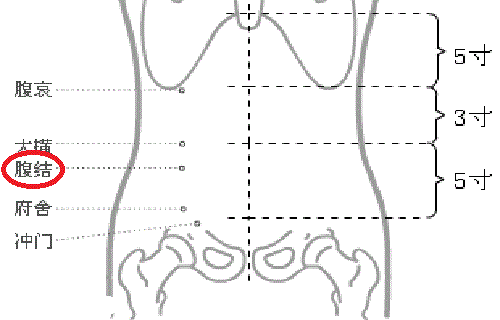 腹结